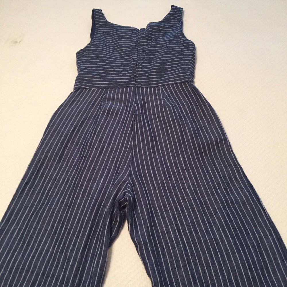 Rachel Zoe Linen Chambray Jumpsuit. size 6 - Picture 7 of 11
